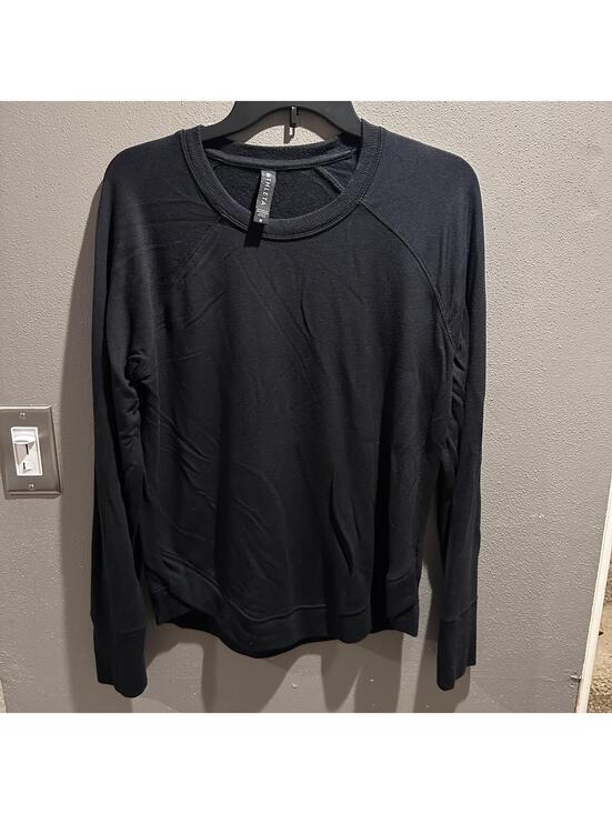 Athleta Tops - Athleta Black Long Sleeve Crewneck Sweatshirt Medium